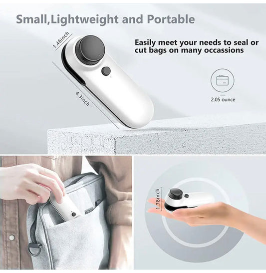 Portable Mini Bag Sealer – Handheld Heat Sealer for Food Storage